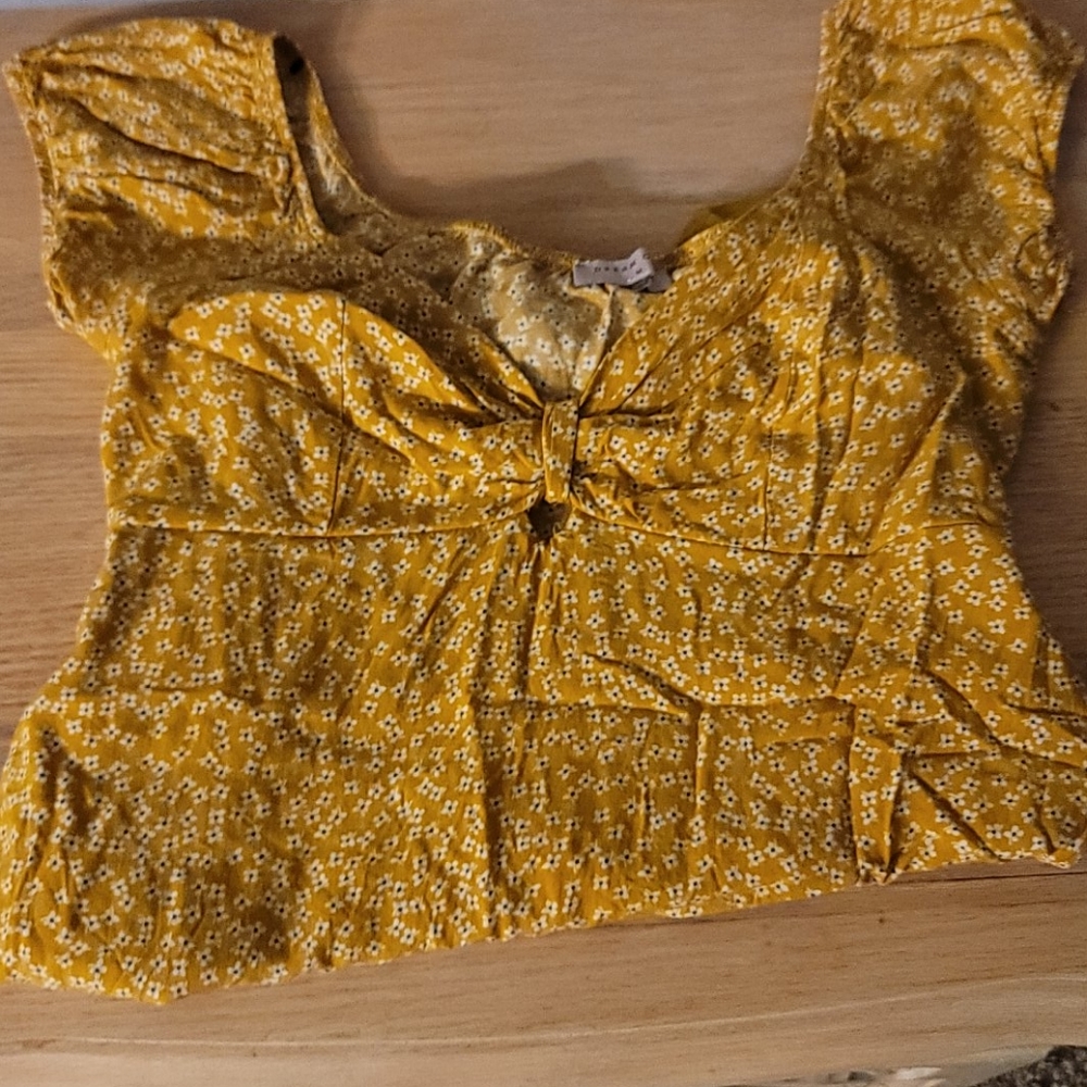Yellow flower dress
